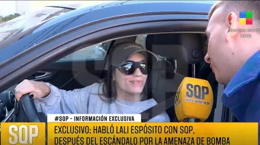 Lali habló de la amenaza de bomba que sufrió en San Juan