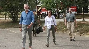Ourense: Felipe VI y Letizia apoyan a víctimas de los incendios