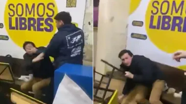 A las piñas entre peronistas y libertarios en la UBA: todos los videos