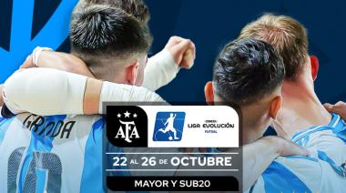Argentina vuelve a competir en la Liga Evolución de Futsal