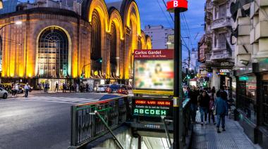 Subte Línea B: desde mañana cierra la estación Carlos Gardel por dos meses