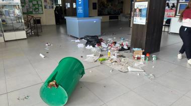 Comodoro Rivadavia: estudiante interrumpe protesta gremial de manera violenta