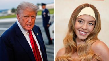 Donald Trump salió a defender a Sydney Sweeney por el escándalo de American Eagle