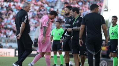 Messi se lesionó y preocupa al Inter Miami y a la selección