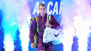 US Open: Alcaraz debutó con triunfo y cabeza rapada