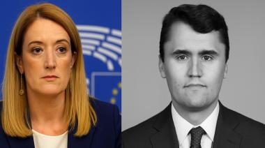 Metsola niega minuto de silencio por Charlie Kirk en la Eurocámara