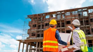 La construcción no encuentra piso