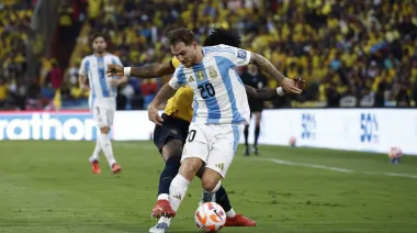Sin Messi, Argentina perdió 1 a 0 con Ecuador en el cierre de las Eliminatorias