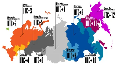 11 husos horarios en Rusia: desafíos y curiosidades
