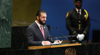 ONU: Al-Sharaa busca reconstruir la imagen de Siria