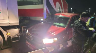 A los tiros en la autopista Cámpora: detienen a un joven con antecedentes que manejaba una camioneta robada