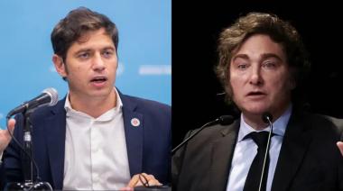 Kicillof vs. Milei en Buenos Aires: encuesta marca tendencia
