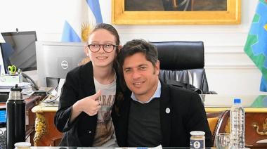 Kicillof recibió a Ian Moche y cuestionó a Milei: “Descarga su crueldad sobre los más vulnerables”