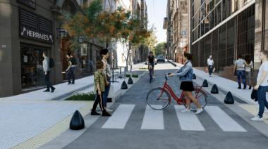 Cómo son las obras para reconvertir la calle Viamonte