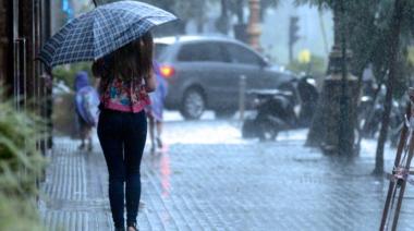 Esta mañana se registraron fuertes lluvias y caída de granizo en la zona del AMBA