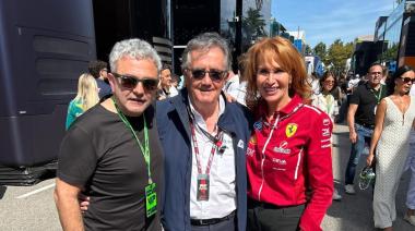 Esteban Tuero y Giancarlo Minardi se volvieron a encontrar en Monza