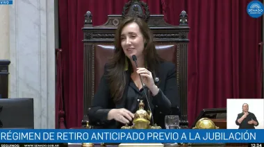 En medio de la crisis del Gobierno, Villarruel cruzó chistes con Lousteau en el Senado