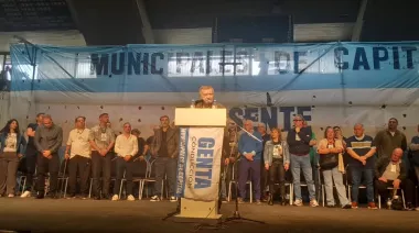 Escándalo en SUTECBA: micros, punteros y un acto armado en Ferro para sostener a Genta
