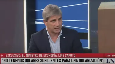 Luis Caputo: “La dolarización está descartada”
