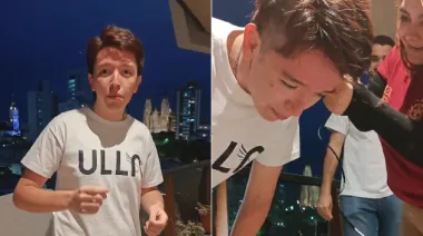 A lo Santilli: candidato de LLA se rapó para ganar las elecciones en la UNLP