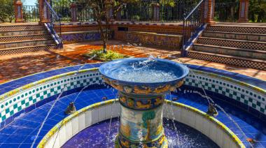 La Ciudad restauró el Patio Andaluz del Rosedal de Palermo