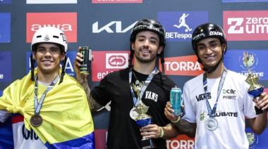 "Maligno" Torres se lució en Brasil y volvió a ser campeón de BMX Freestyle