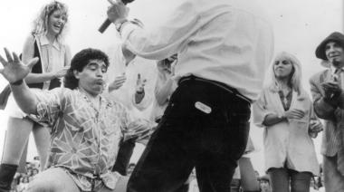 Diego Maradona y la música, una relación de amor