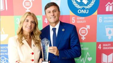 La ONU distinguió a Javier Zanetti por su labor social