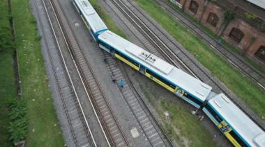 Trenes Argentinos continúa con las tareas tras el descarrilamiento de la formación del tren Sarmiento