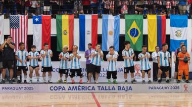 Argentina fue subcampeón en la Copa América de Talla Baja