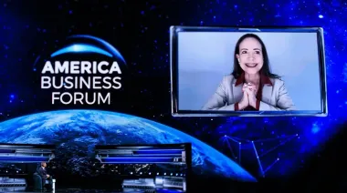 ¿Cómo impactó el discurso de Machado en el America Business Forum 2025?