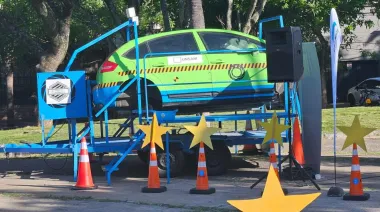 Vecinos y organizaciones homenajearon en Plaza Mitre a víctimas de siniestros viales