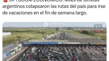 Denuncian que el Gobierno usó fotos del 2021 para mostrar movimiento turístico del fin de semana largo