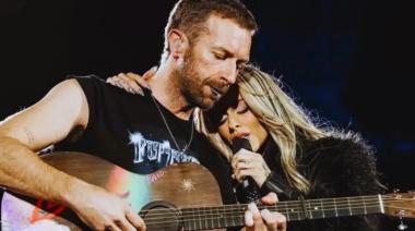Chris Martin de Coldplay cantó con Tini Stoessel en su show FUTTTURA