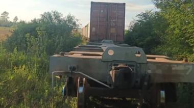 Descarriló un tren de carga con cemento en Misiones, sin registrarse heridos