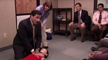 Es una escena memorable de The Office y los actores creyeron que era una enfermera real