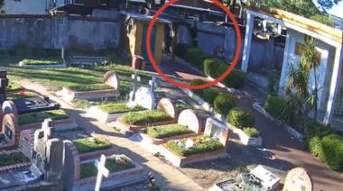 Arrestan a un saqueador de tumbas en Olivos gracias a un sistema de cámaras con inteligencia artificial