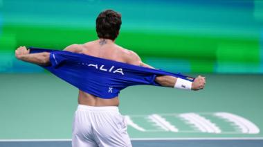 Italia no extrañó a Sinner y se metió en la final de la Copa Davis
