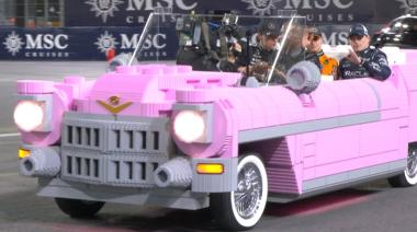 Terry Crews y un Cadillac de Lego: el divertido show tras la F1 en Las Vegas