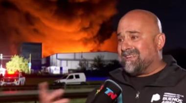 Explosión e incendio en Ezeiza: Defensa Civil confirmó que no hubo riesgo grave para la población