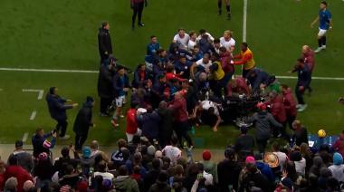 Batalla campal en el amistoso entre Estados Unidos y Paraguay