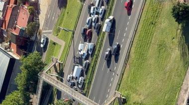 Helicóptero del SAME en plena General Paz: ¿qué pasó con los motociclistas?