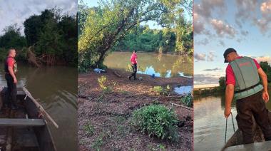 Continúa la búsqueda de un hombre desaparecido en el arroyo Once Vueltas, en Misiones