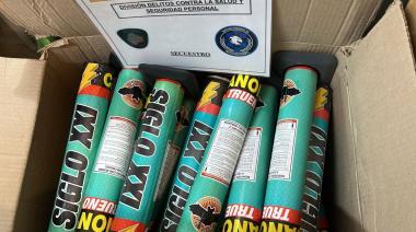 CABA: incautan pirotecnia trucha por $25 millones en Constitución