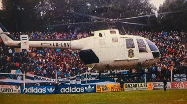 Gimnasia, Estudiantes y el helicóptero de la Bonaerense que salvó el clásico de 1986