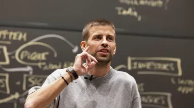 Gerard Piqué dio una clase en la Universidad de Harvard sobre la Kings League