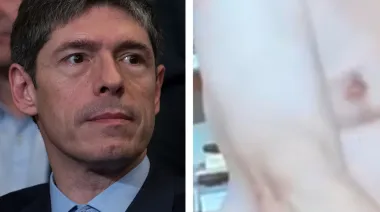 Abal Medina apareció semidesnudo en plena audiencia virtual y generó un momento de tensión