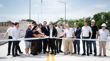 Kicillof, Katopodis y Vilar en Luján: obras, clima y un duro reproche a Milei