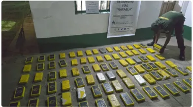 Cocaína “premium” en una 4x4: dictaron prisión preventiva a un hombre detenido con casi 106 kilos