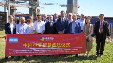 Histórico: Argentina exportó por primera vez trigo a China